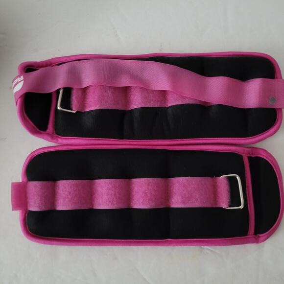 Reehut 3 lb Ankle Weights - Black and Pink - Excellent - Picture 4 of 6